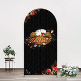 Lofaris Black Poker Casino Arch Backdrop For Birthday Party